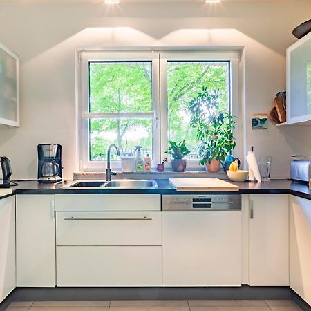 Stilvolles Ambiente Im Gruenen Hamburg! Apartment Bagian luar foto